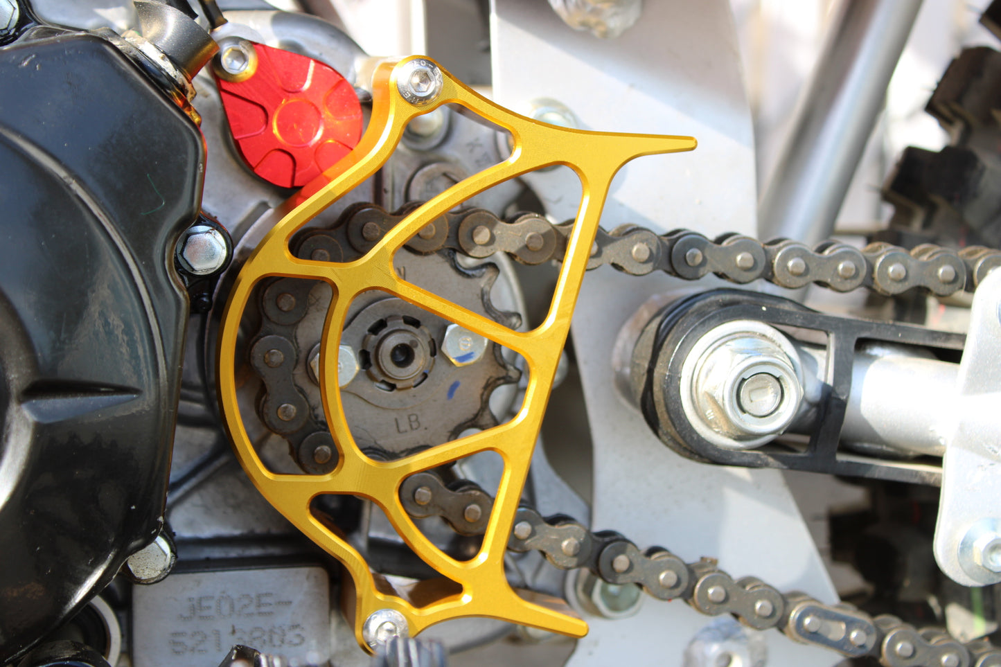PPS RACING Billet Aluminum Sprocket Guard For- Honda CRF110/CRF110F
