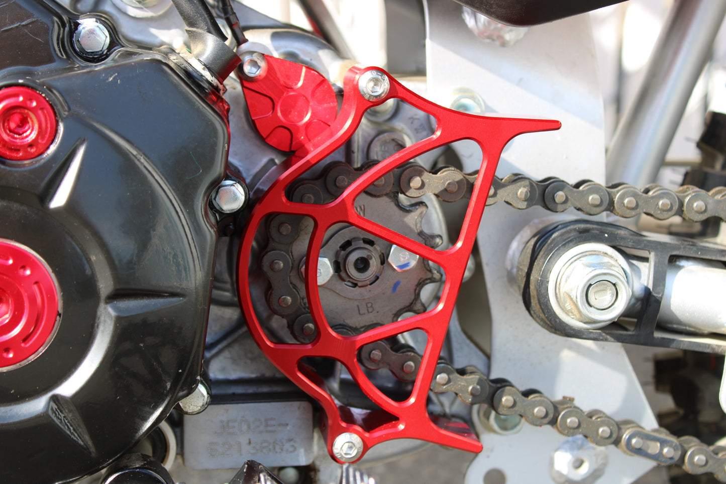 PPS RACING Billet Aluminum Sprocket Guard For- Honda CRF110/CRF110F