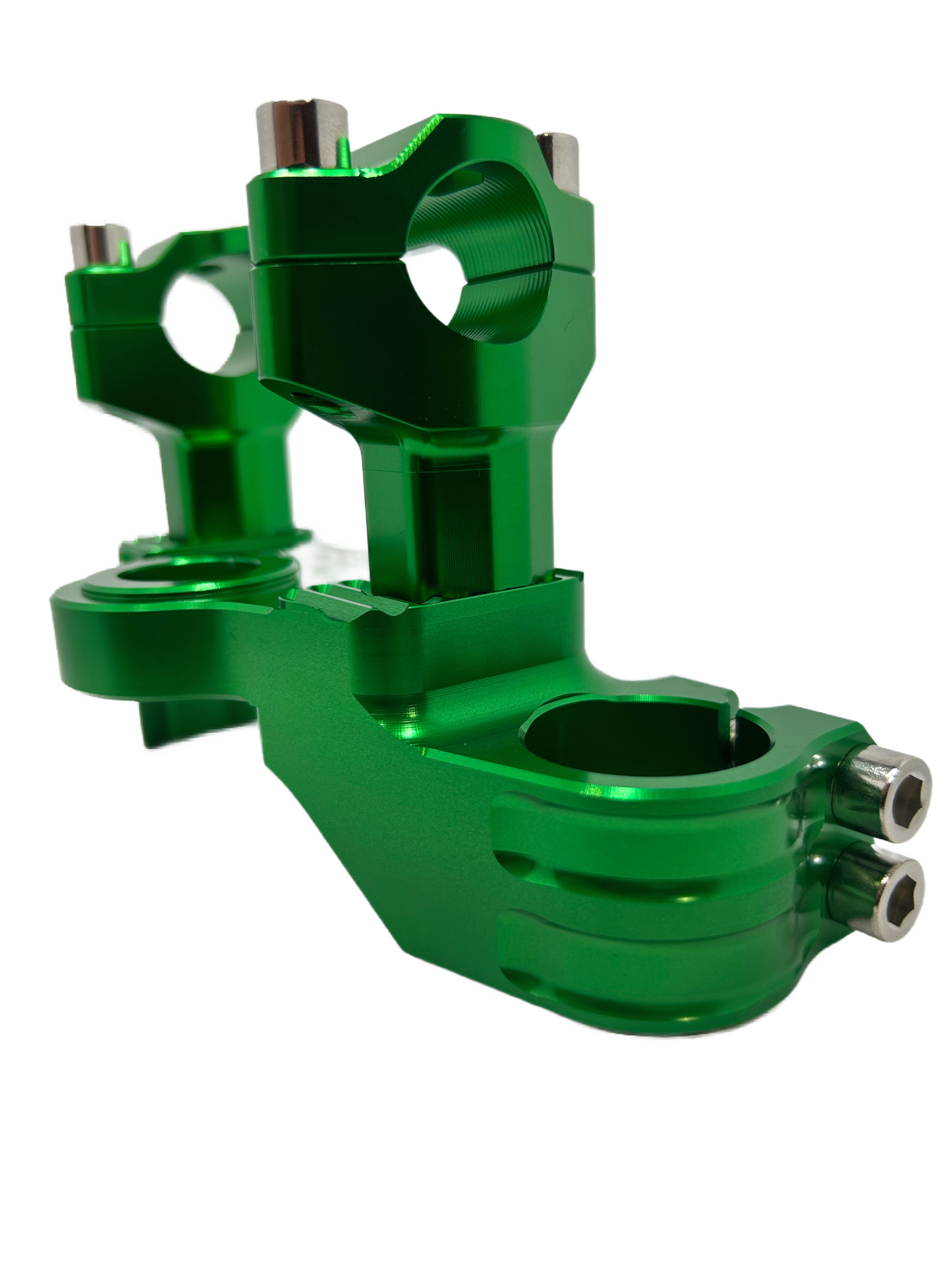 PPS RACING Kawasaki Klx110 Billet Upper Triple Camps With Riser Bar Mount