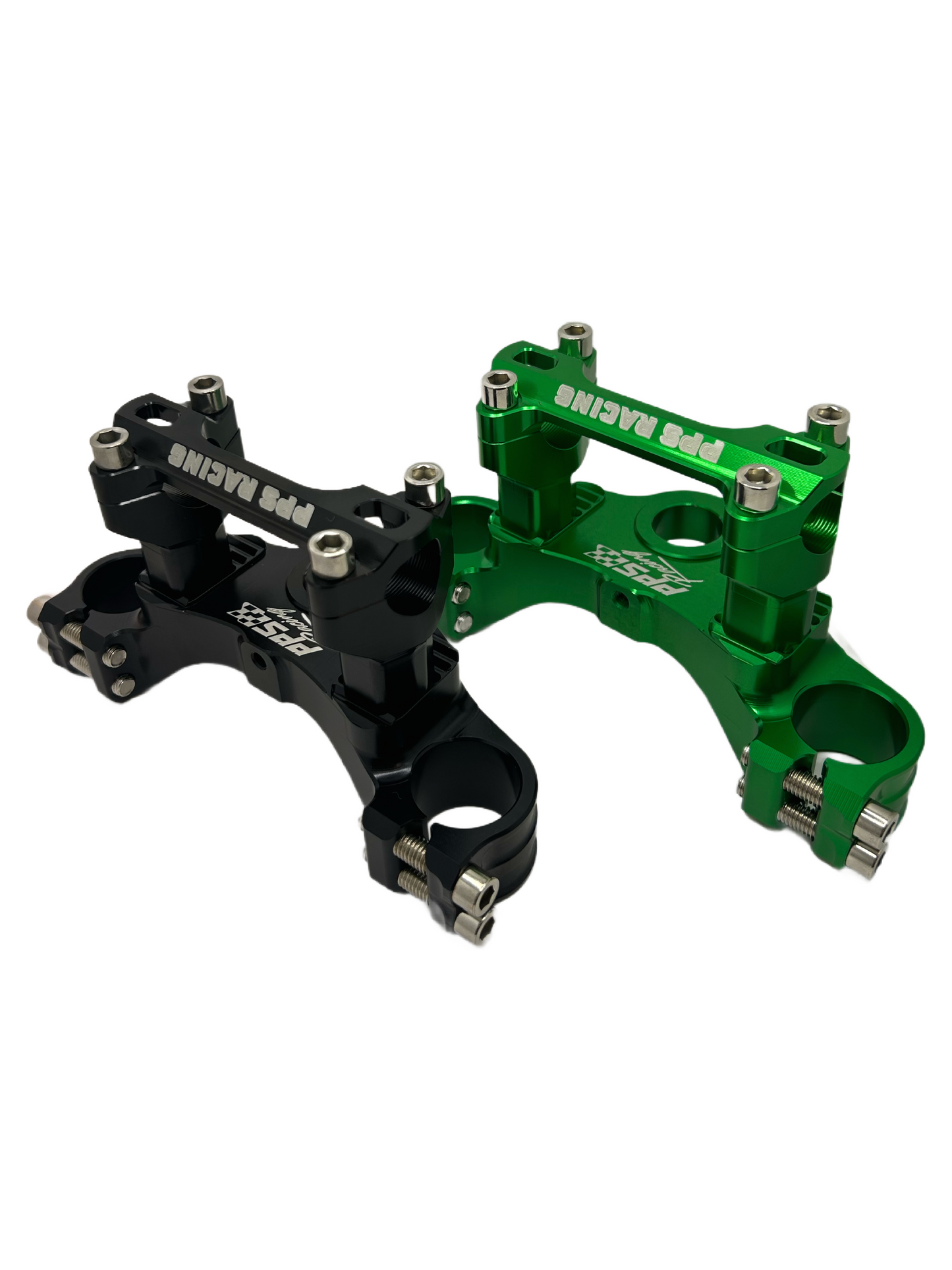 PPS RACING Kawasaki Klx110 Billet Upper Triple Camps With Riser Bar Mount